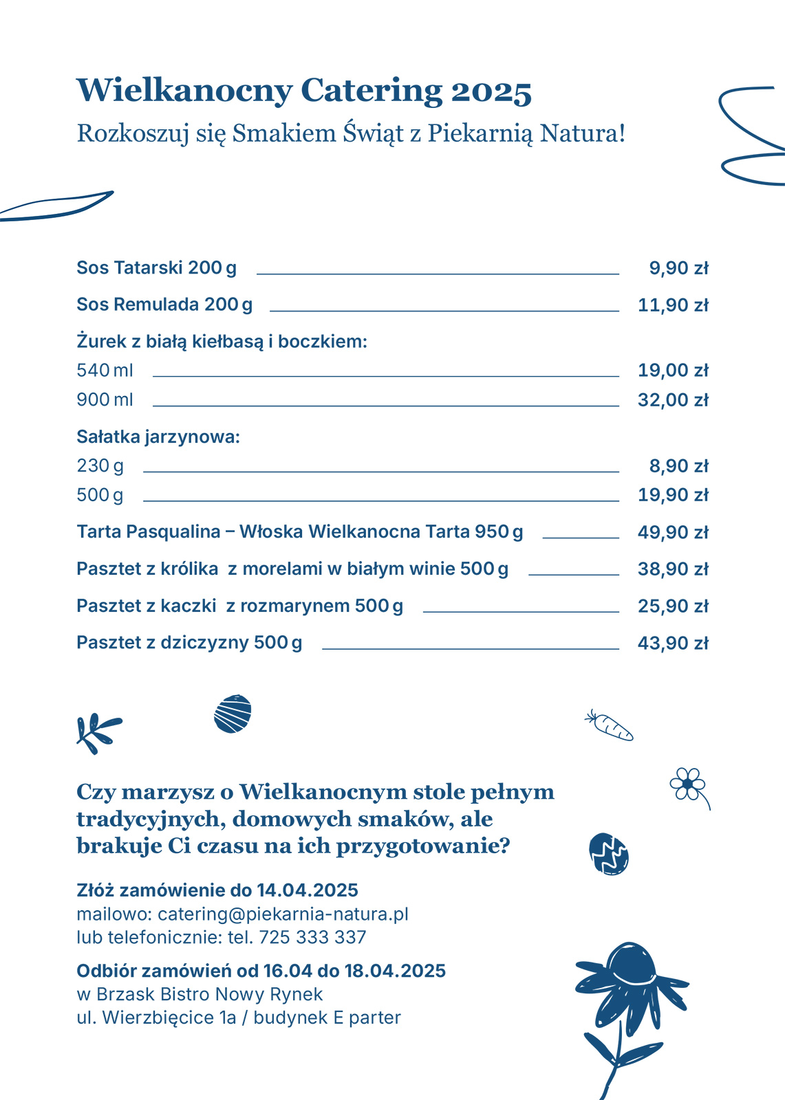 Wielkanocny Catering 2025